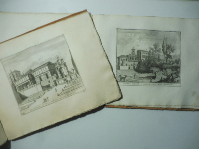 Calcografia degli edifizj di Roma ovvero vedute, piante, spaccati ed elevazioni di belli edifizj antichi e moderni di questa superba città. Tomi I e II